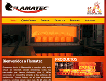 Tablet Screenshot of flamatec.com